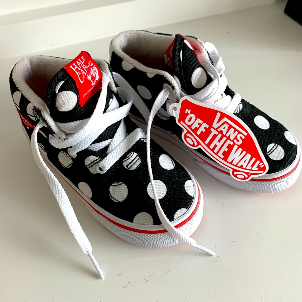 Vans Off the Wall Half Cab Toddlers Sneakers, New With Tags- Size 8.5 Toddler